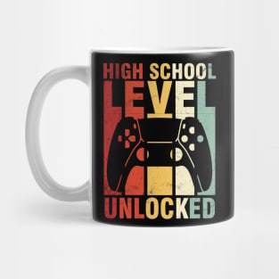 Gamer Student High School Level Unlocked Back To School Day Mug
